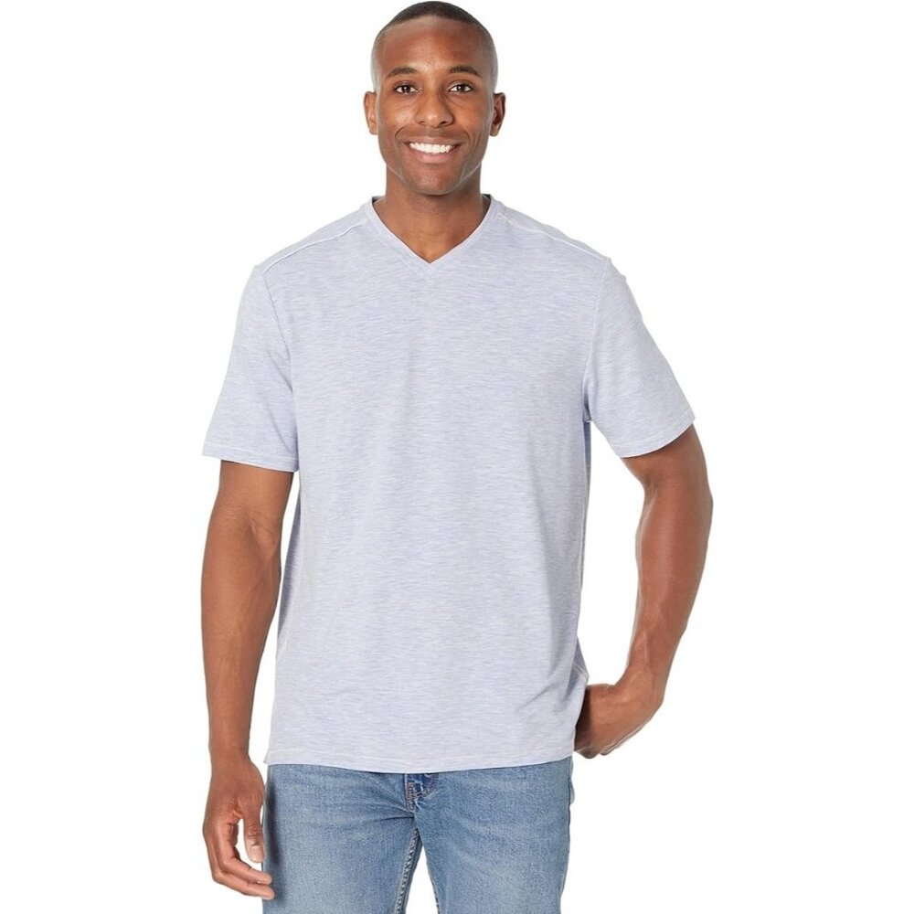 Tommy Bahama Men’s Small Dark Cobalt Coasta Vera V-Neck Short Sleeve Tee